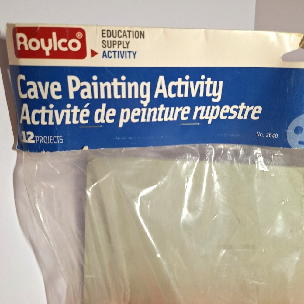 Cave Painting Activity Kit Kids 4+ Materials For 24 Projects Roylco 2 Sets - Picture 2 of 10